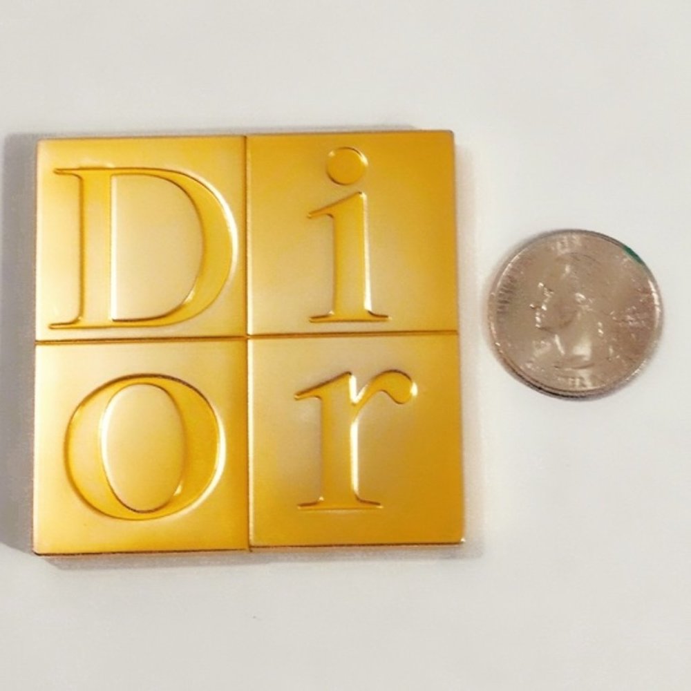 COPY - Vintage CHRISTIAN DIOR Gold Sliding Mirror Compact Purse Size Women'sAcc…